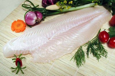 frozen well-trimmed pangasius 